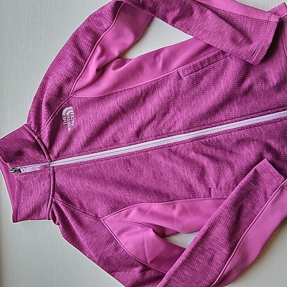 The North Face Other - North Face Pink Purple Fleece Lined Lightweight Zip Up Jacket M (10/12)